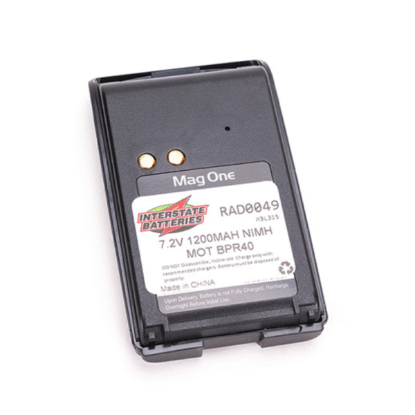 BATERIA INTERSTATE PARA RADIO COMUNICACION DISC 7.2V1200MAH NIMH