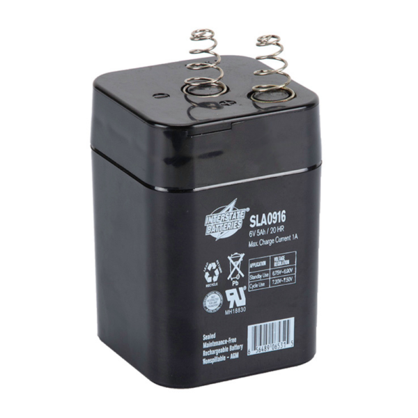 BATERIA 6V 5AH SLA SPRING TERMINAL