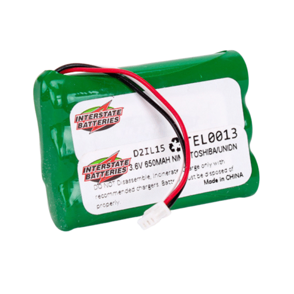 BATERIA INTERSTATE PARA TELECOMUNICACIONES3.6V 650MAH NIMH TOSHIBA/UNI